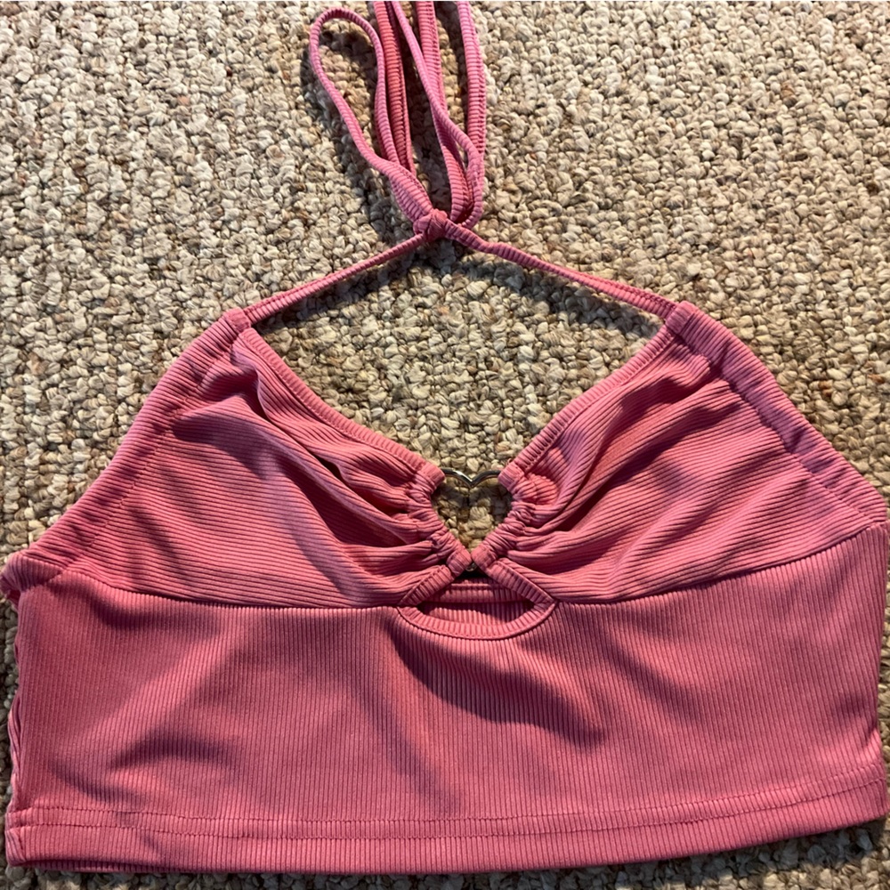 Pink Cropped Shirt